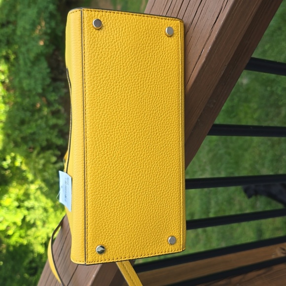 NWT Kate Spade Sunflower yellow satchel crossbody - Picture 6 of 8